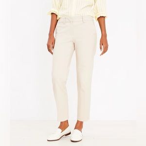 Ann Taylor Loft The Riviera Slim Crop Pants 8P Capris 8 Petite M Chinos Khakis